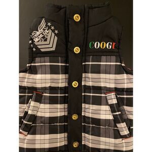 COOGI‎ Baby Puffer Vest Infant 3-6m Black/White Streetwear